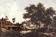 HOBBEMA, Meyndert The Water Mill sgr4 oil painting picture wholesale